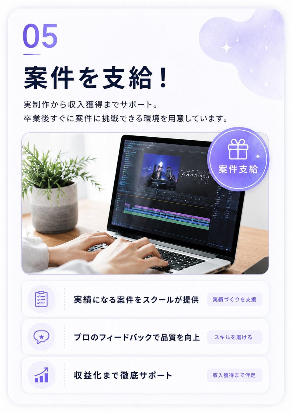 STUDIO USの強み・特徴（続き）