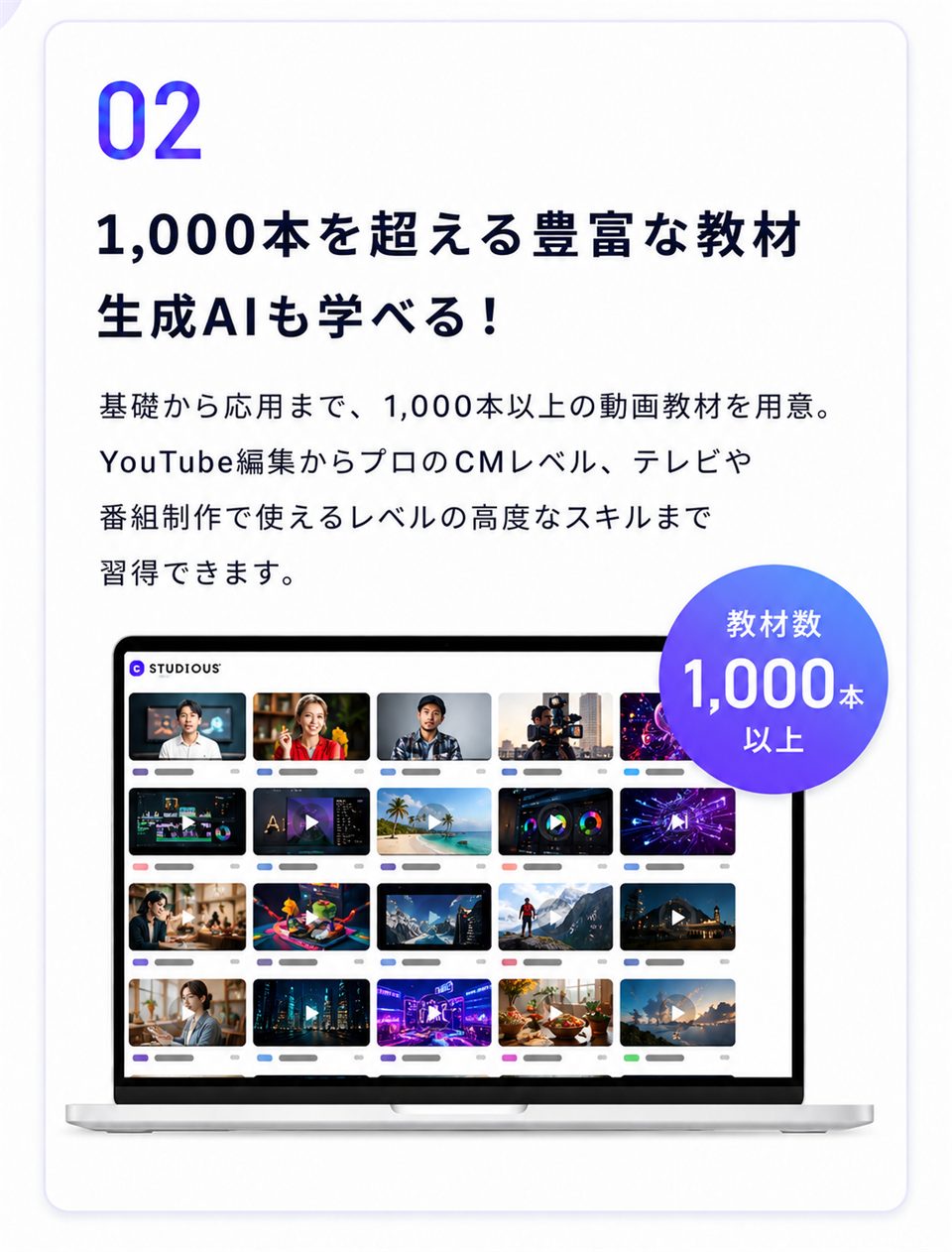 STUDIO USのサポート体制