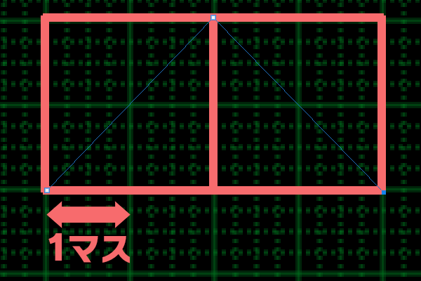グリッドのマス目を確認｜AE