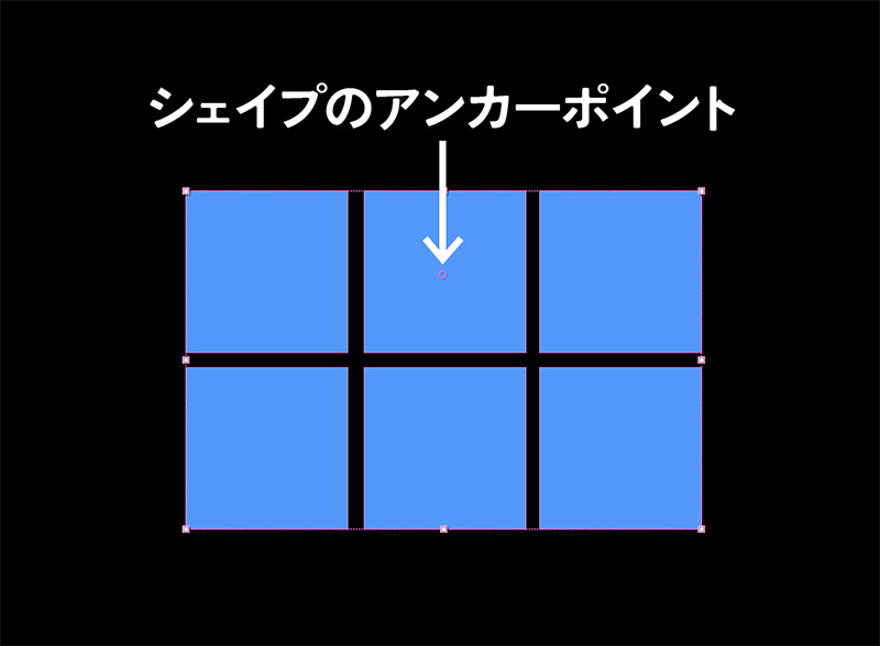 シェイプのアンカーポイント｜After Effects