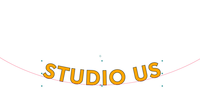 マスクに沿って表示されたテキスト｜After Effects