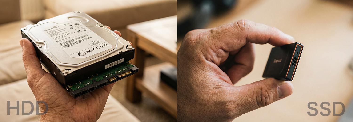 SSDとHDDの違いを写真でチェック
