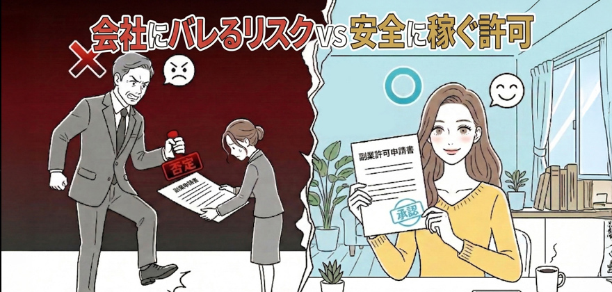 会社にバレるのが不安?動画編集の副業を安全に始める方法|3つの義務と許可の取り方