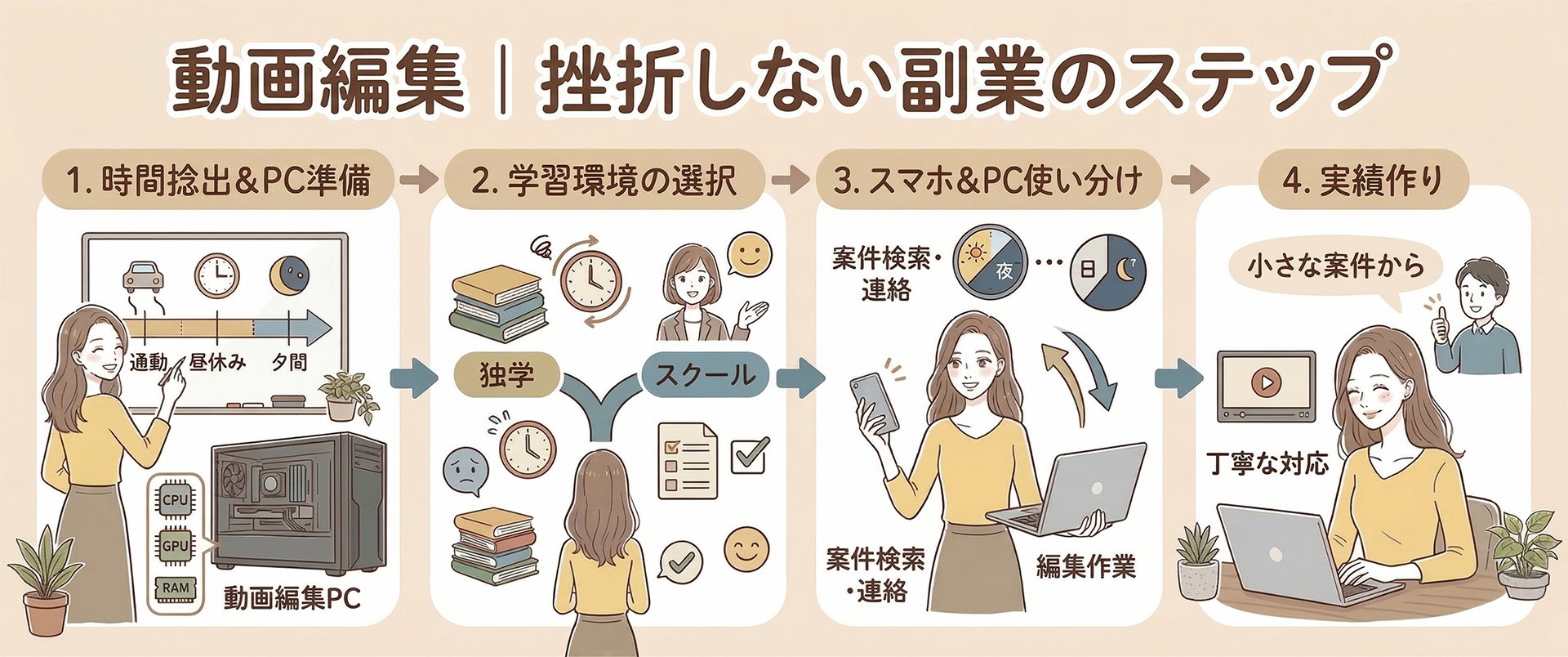 見出し4｜副業を安全に始める方法｜3つの義務と許可の取り方