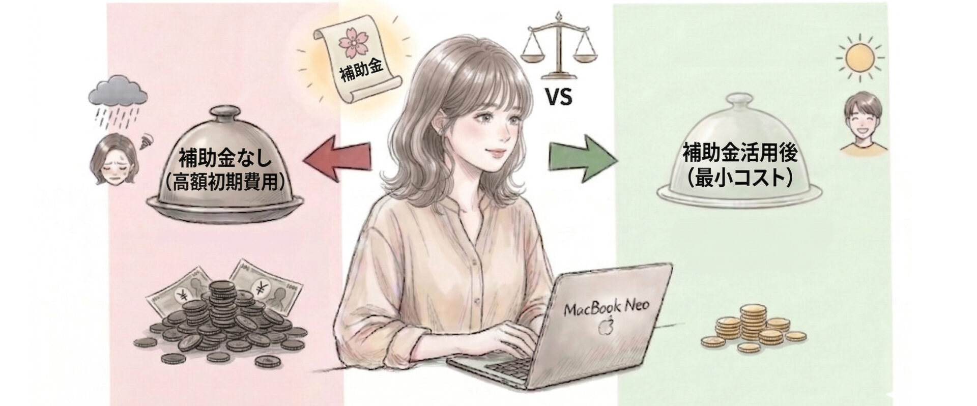 国の補助金制度で「投資」をさらに最小化する