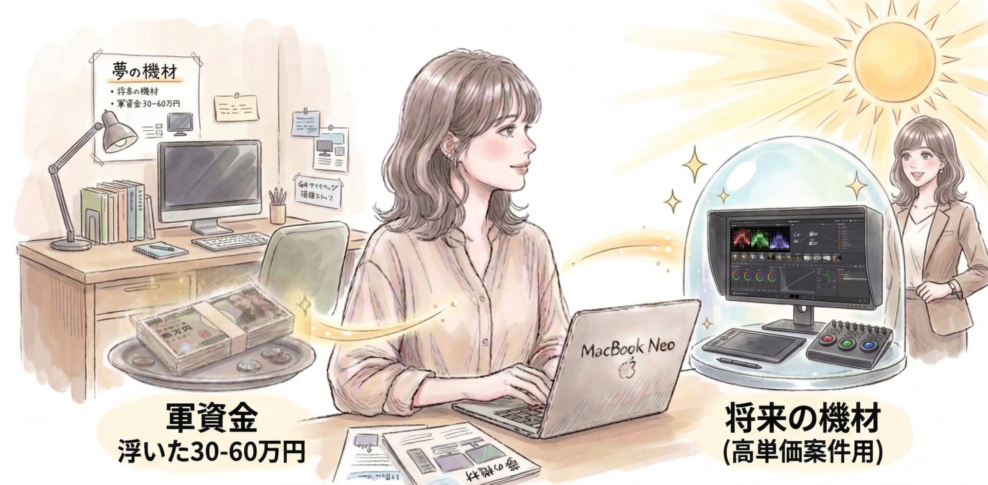 浮いた予算は「将来の自分」への軍資金にする