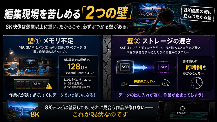 4.編集現場を苦しめる「2つの壁」
