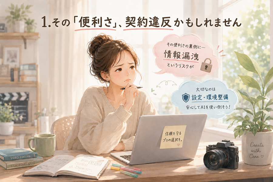 その「便利さ」、契約違反かもしれません|AIは本当に安全か?