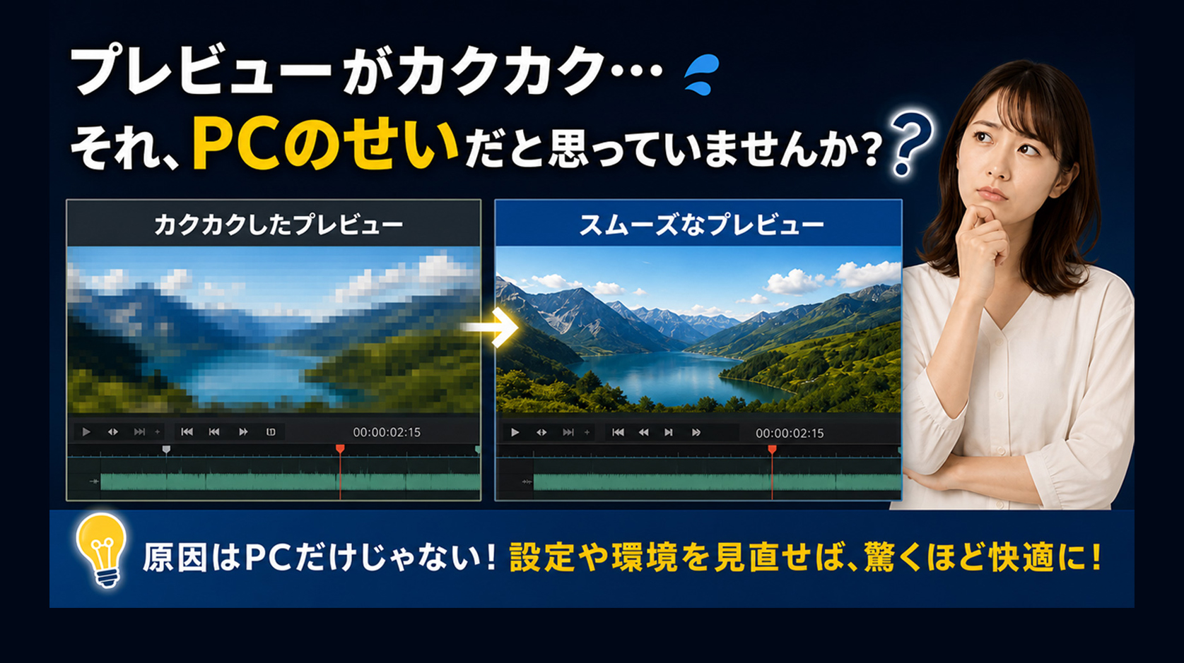 プロキシの作り方とおすすめ設定|4K編集のカクつきを解消する3ステップ