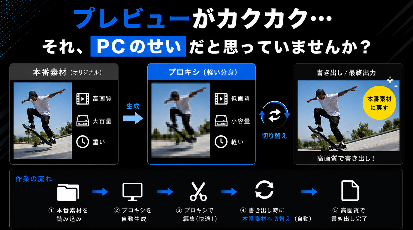 プレビューがカクカク…それ、PCのせいだと思っていませんか?