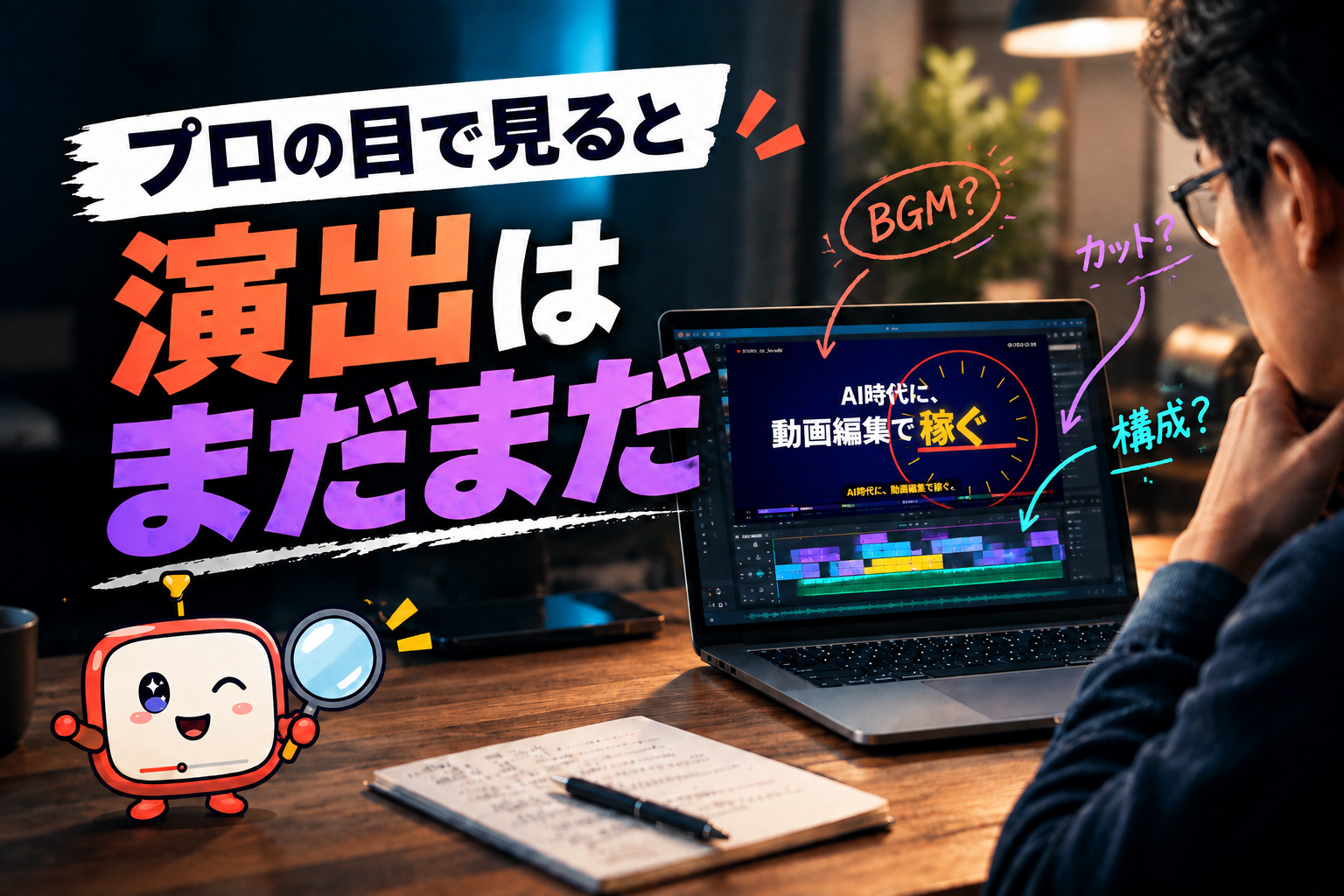 プロの視点で見ると演出はまだまだ