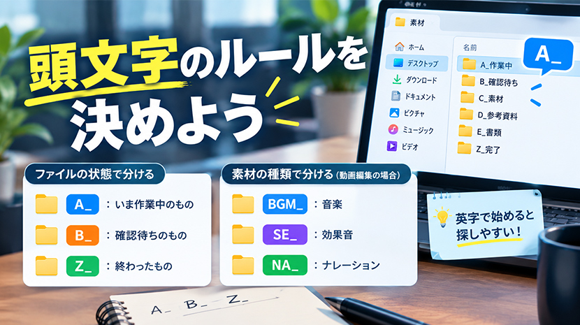 見出し|頭文字のルールを決めよう!